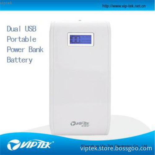 2013 new dual usb portable power bank charger